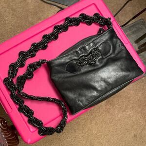 Vintage black purse handbag